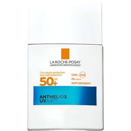 La Roche Posay Anthelios Uvair Spf 50+ Protector solar facial de textura ultraligera protege contra la oxidación y contaminación con efecto matificante