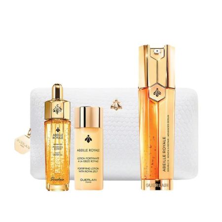 Guerlain Abeille Royale Estuche serum double r renew&repair advanced 50ml+locion fortificante jalea real 40ml+aceite 15ml