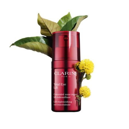Clarins Total Eye Lift Contorno de ojos antiedad tensa redensifica abre la mirada y atenúa bolsas y ojeras 15 ml