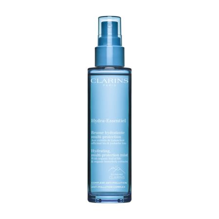 Clarins Hydra-Essentiel Brume Hydratante Multi-Protection Bruma facial hidratante formulada con un 98% de ingredientes naturales 75 ml