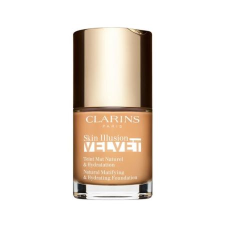 Clarins Skin Illusion Velvet Teint Mat Naturel & Hydratation Base de maquillaje de cobertura ligera unificante acabado natural y mate aterciopelado
