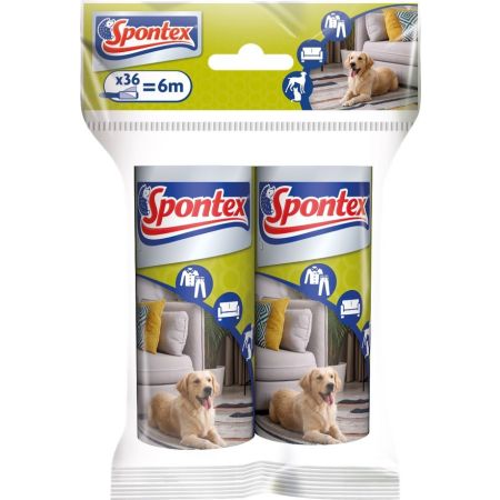 Spontex Quitapelusas Recambio Quitapelusas ideal para eliminar pelo animal de los tejidos y del sofá y la ropa 12 m