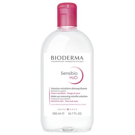 Bioderma Sensibio H2o Solution Micellaire Démaquillante Agua micelar de muy alta tolerabilidad limpia y desmaquilla rostro y ojos