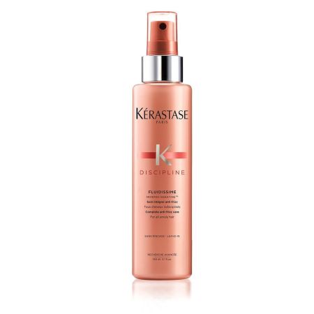 Kerastase Discipline Fluidissime Soin Intégral Anti-Frizz Protector térmico disciplinante aporta brillo para cabello rebelde 150 ml