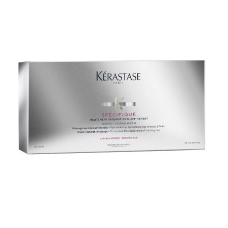 Kerastase Specifique Traitement Intensif Anti-Affinement Tratamiento anticaída intensivo restaura la elasticidad para todo tipo de cabello 42x6 ml