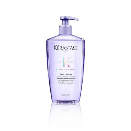 Kerastase Blond Absolu Bain Lumière Shampooing Hydratant Iluminateur Champú hidratante iluminador para cabello decolorado con mechas y grises
