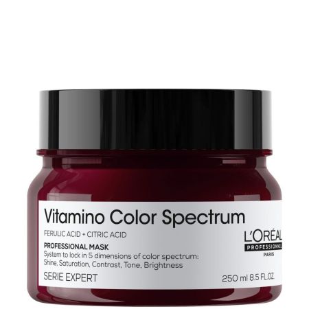 L'Oreal Professionnel Vitamino Color Sprectrum Professional Mask Mascarilla profesional nutritiva de textura cremosa protege y prolonga el color para cabello teñido
