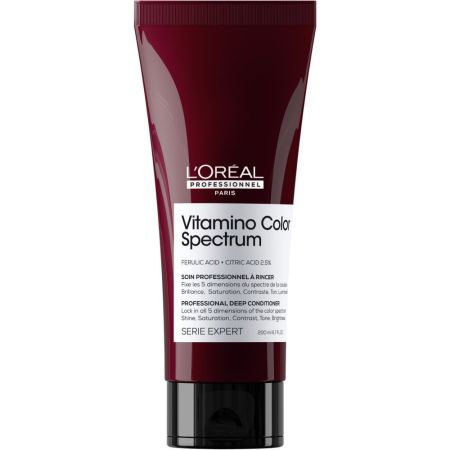 L'Oreal Professionnel Vitamino Color Sprectrum Professional Deep Conditioner Acondicionador profesional nutritivo de textura cremosa protege y prolonga el color para cabello teñido