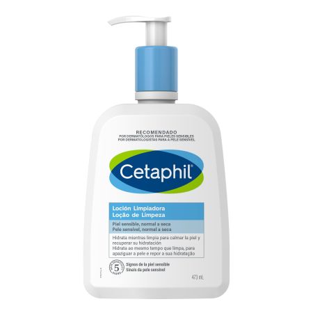 Cetaphil Loción Limpiadora Loción limpia profundamente y protege de la sequedad para una piel hidratada y radiante