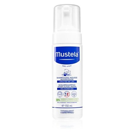 Mustela Shampooing Mousse Nourrisson Croútes De Lait Champú para recién nacido limpia muy suavemente el cabello eliminado la costa láctea 150 ml