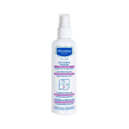 Mustela Spray Cambio De Pañal Diaper Rash Spray higiénico para cambio de pañal indicado en caso de dermatitis del pañal leve a moderada 75 ml