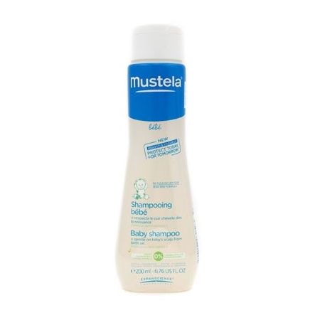 Mustela Gentle Shampoo Champú suave lava evitando pequeños nudos ideal para el cabello fino y delicado del bebé 200 ml