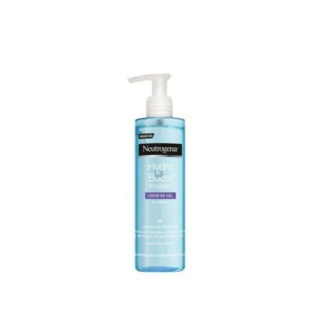 Neutrogena Hydro Boost Limpiador Leche En Gel Limpiador sin perfume elimina maquillaje y suciedad suavemente aumentando la hidratación 200 ml