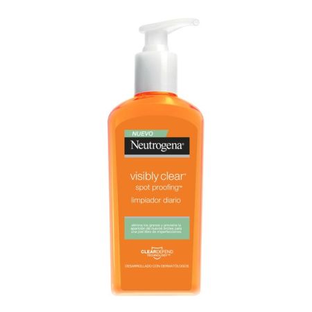 Neutrogena Visibly Clear Spot Proofing Limpiador Diario Limpiador facial previene la aparición de nuevos brotes 150 ml