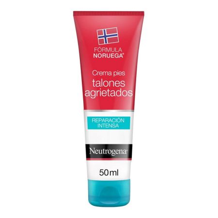 Neutrogena Crema Pies Talones Agrietados Reparación Intensa 50 Ml Crema que trata en profundidad las grietas de los talones y los regenera 50 ml