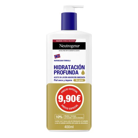 Neutrogena Hidratación Profunda Loción Corporal Precio Especial Loción corporal reparadora e hidratante 24 horas 400 ml
