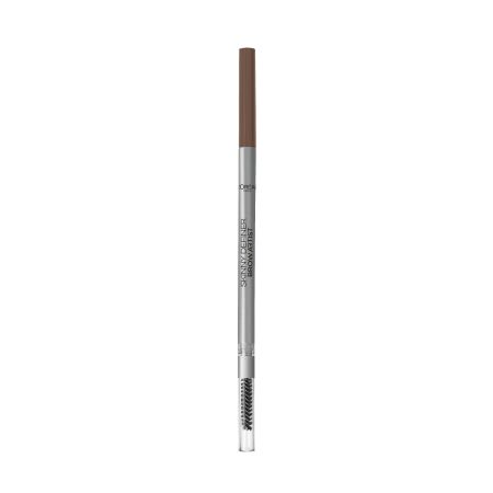 L'Oreal Skinny Definer Lápiz de cejas automático ultrafino con cepillo para líneas perfectas y acabado natural