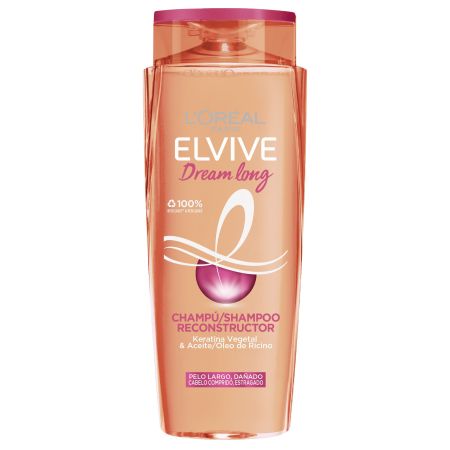 Elvive Dream Long Champú Reconstructor Champú protege de roturas y puntas abiertas para cabello largo y dañado
