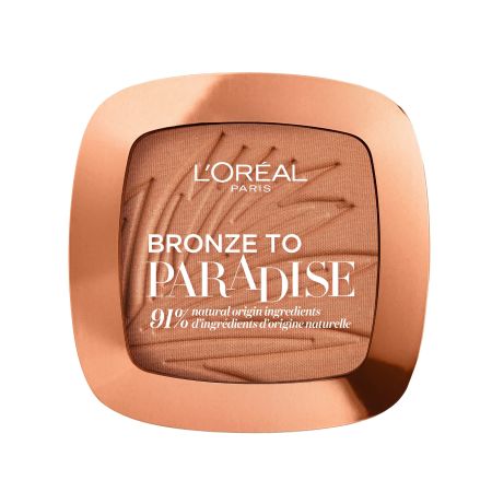 L'Oreal Bronze To Paradise Polvos compactos bronceadores textura ligera y natural efecto buena cara