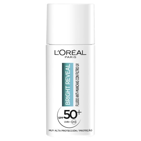 L'Oreal Bright Reveal Fluido Anti-Manchas Spf 50+ Fluido hidratante antimanchas protege y previene con niacinamida 50 ml