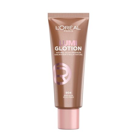 L'Oreal Lumi Glotion Natural Glow Enhancer Loción multiusos utilízala como maquillaje highlighter o para iluminar zonas localizadas