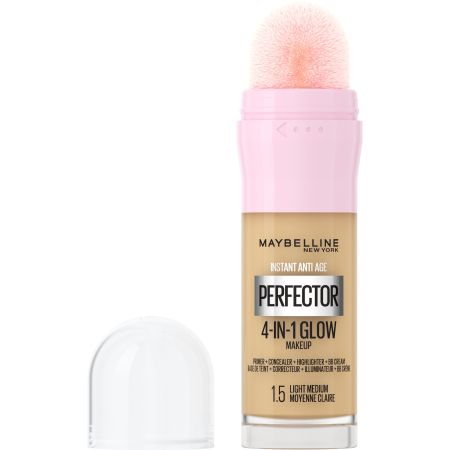 Maybelline Perfector Glow 4-In-1 Concealer Maquillaje perfeccionador define e ilumina con acabado natural