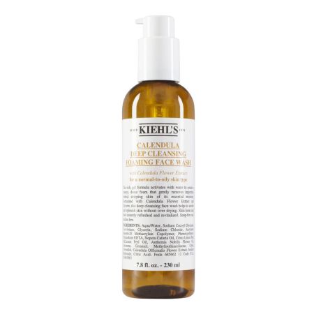 Kiehl'S Calendula Deep Cleansing Foaming Face Wash Gel limpiador facial regenerador y calmante