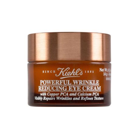 Kiehl'S Powerful Wrinkle Reducing Eye Cream Contorno de ojos reduce arrugas líneas de expresión y patas de gallo suavizando la textura 14 ml