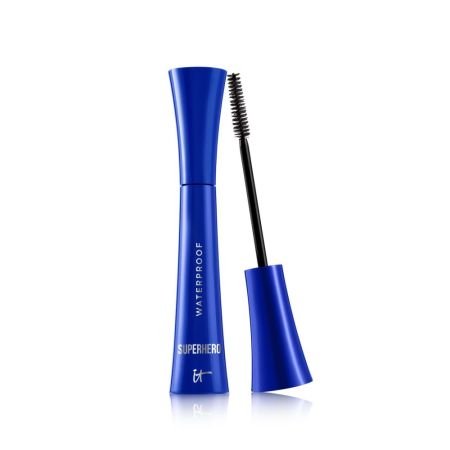 It Cosmetics Superhero Waterproof Máscara de pestañas resistente al agua al sudor y a la humedad para volumen increíble