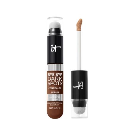 It Cosmetics Bye Bye Dark Spots Concealer+Serum Corrector multiusos difumina imperfecciones bolsas ojeras y manchas ofreciendo máxima luminosidad