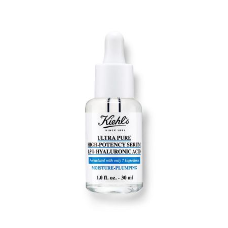 Kiehl'S Ultra Pure High-Potency Serum 1,5% Hyaluronic Acid Sérum repone y retiene la humedad para piel hidratada de aspecto saludable con ácido hialurónico 30 ml