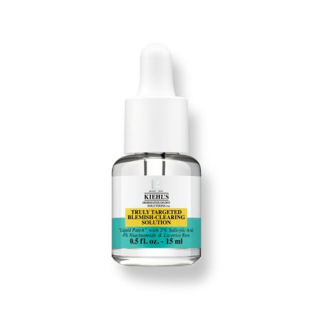 Kiehl'S Truly Targeter Blemish-Clearing Solution Parche líquido invisible para granitos reduce la irritación tamaño y marcas postimperfección 30 ml