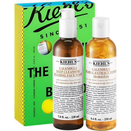 Kiehl'S Calendula Estuche Tratamiento limpiador regenerador y calmante para conseguir una piel fresca y radiante