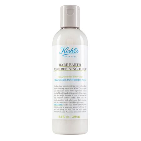 Kiehl'S Rare Earth Pore Refining Tonic Tónico facial bifásico elimina suciedad grasa y toxinas reduciendo el brillo y matificando la piel 250 ml