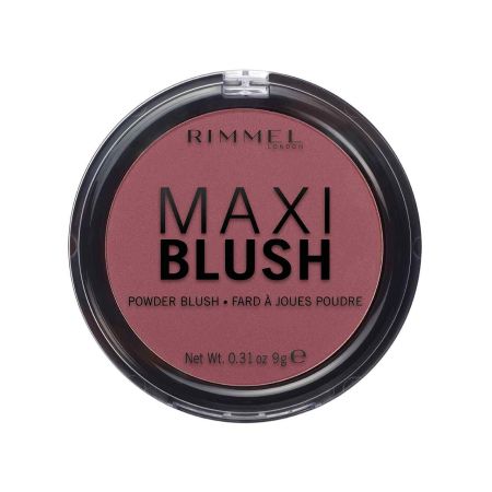 Rimmel London Maxi Blush Powder Blush Colorete ultrapigmentado de textura ultraligera y suave para looks suaves y vibrantes de larga duración