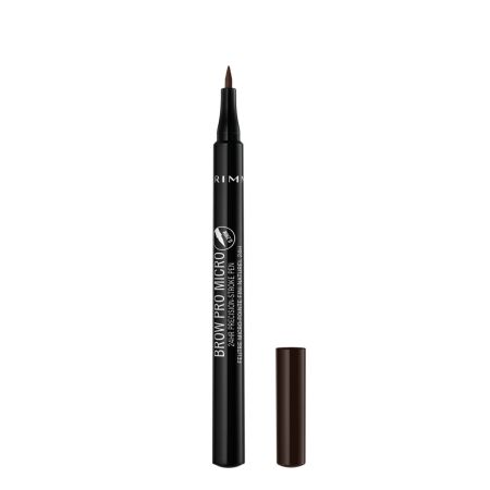 Rimmel London Brow Pro Micro Precision Stroken-Pen Perfilador de cejas resistente al agua de gran precisión para acabado natural y perfecto