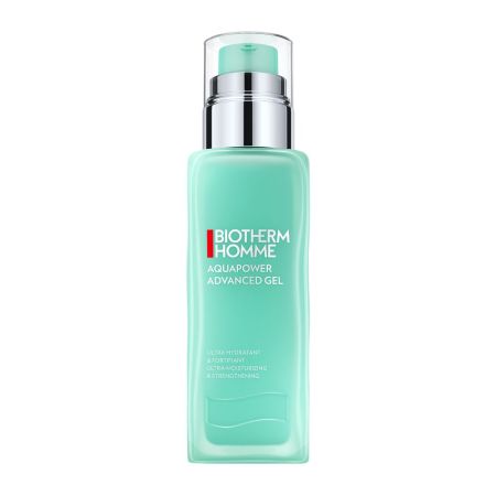 Biotherm Homme Aquapower Advanced Gel Gel facial de rápida absorción hidrata refuerza la barrera cutánea y estabiliza la piel