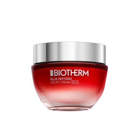 Biotherm Blue Peptides Uplift Cream Rich Crema enriquecida antiedad reafirmante efecto lifting ofrece mayor firmeza luminosidad 50 ml