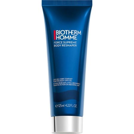 Biotherm Homme Force Supreme Body Reshaper Gel corporal de textura ligera y fresca redefine la zona abdominal para apariencia más firme y definida 125 ml