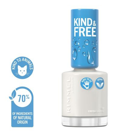 Rimmel London Kind & Free Esmalte De Uñas Esmalte de uñas vegano y sostenible hasta 5 días de duración
