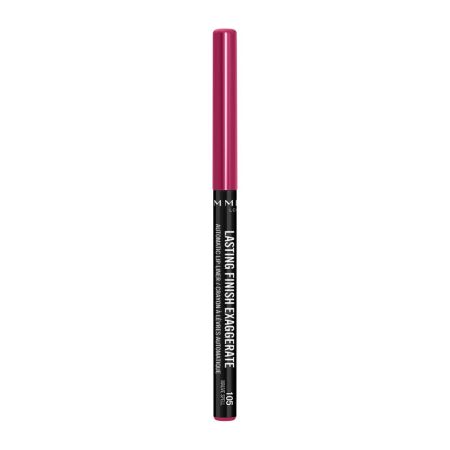 Rimmel London Lasting Finish Exagerate Perfilador de labios automático de textura cremosa y deslizante para acabado de larga duración