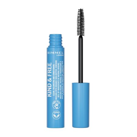 Rimmel London Kind & Free Mascara With Organic Sea Butter Máscara de pestañas vegana y sostenible ofrece volumen y longitud