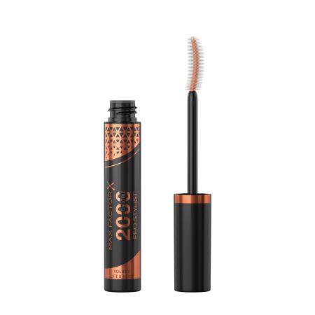 Max Factor 2000 Calorie Pro Stylist Máscara de pestañas con cepillo innovador curvo ofrece efecto lifting 24 horas