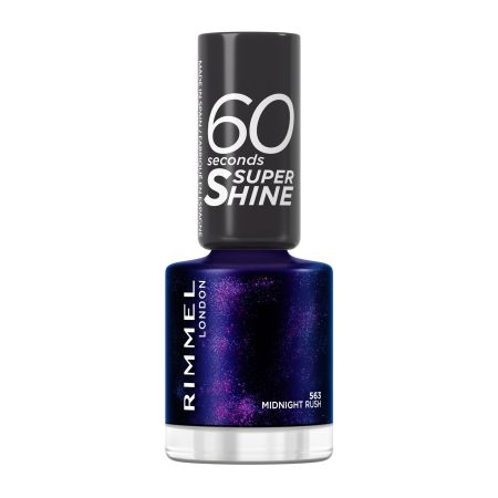 Rimmel London Super Shine 60 Seconds Esmalte de uñas de alto impacto y color ultrabrillante consigue manicura perfecta en solo 60 segundos