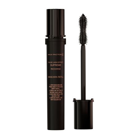 Max Factor False Lash Effect Supreme Recarga Máscara de pestañas con sérum de keratina aumenta 7x más volumen al instante para efecto pestañas postizas