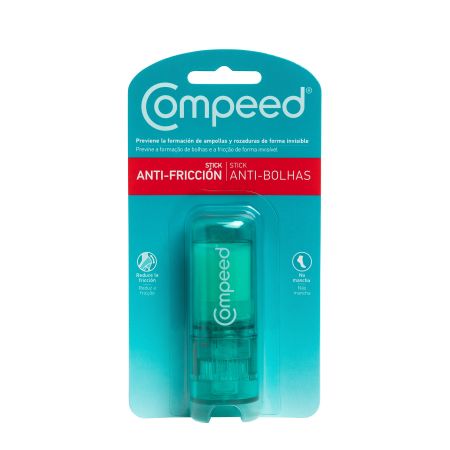Compeed Stick Anti-Fricción Stick previene la formación de ampollas y rozaduras de forma invisible 8 ml