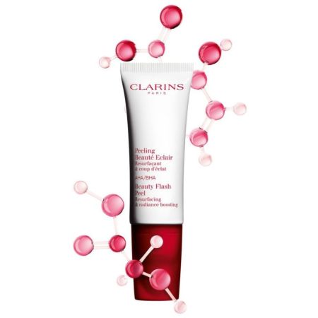 Clarins Peeling Beauté Eclair Exfoliante facial elimina células muertas y devuelve la luminosidad suavizando la piel 50 ml
