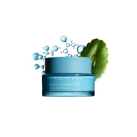 Clarins Hydra-Essentiel Crème Désaltérante Crema de día hidratante antiedad textura fresca y acabado sedoso 50 ml
