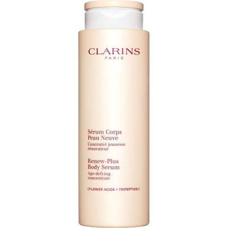 Clarins Sérum Corps Peau Neuve Tratamiento corporal de textura ligera ofrece efecto perfeccionador para piel alisada luminosa y sublimada 200 ml