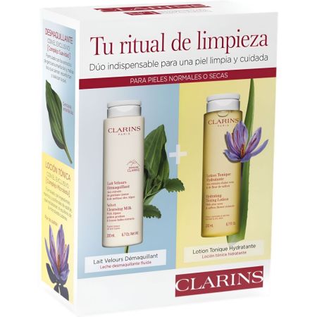 Clarins Tu Ritual De Limpieza Estuche Tratamiento para una rutina facial de limpieza ofrece suavidad y frescor